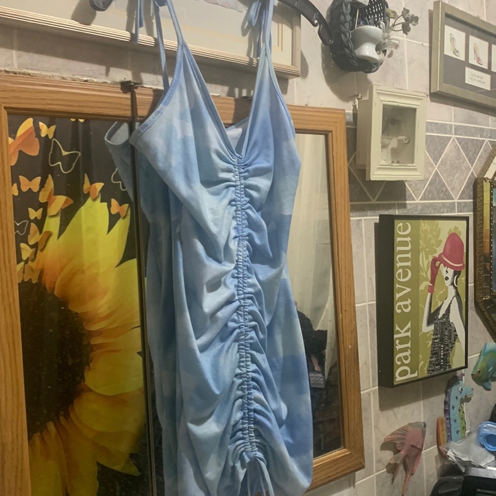 Blue dress